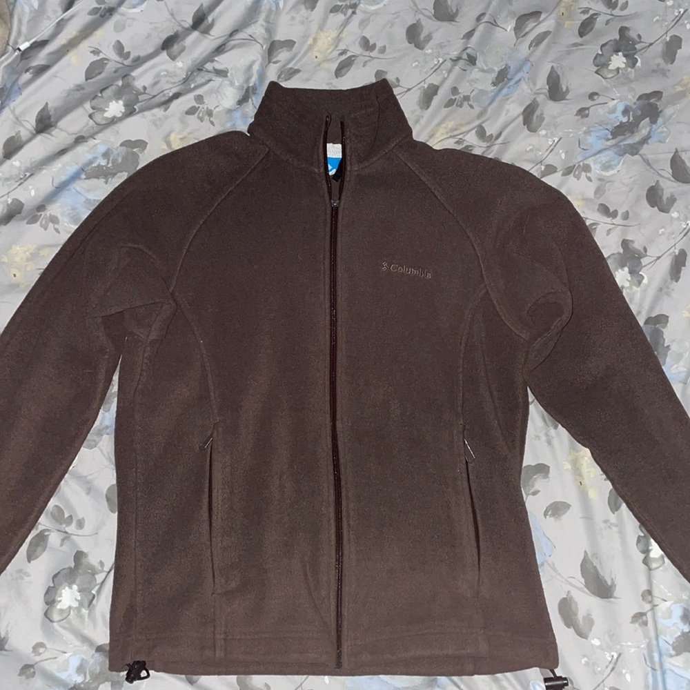 brown Columbia zip up jacket